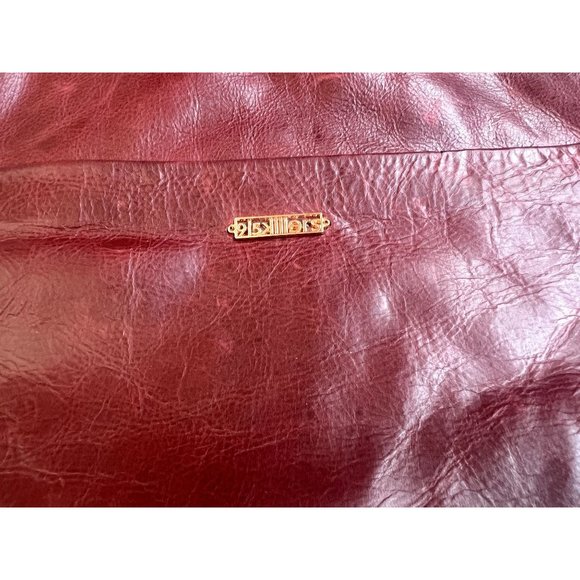 95 Killers Deep Red Genuine Leather Tote/Duffle Bag - Picture 5 of 8